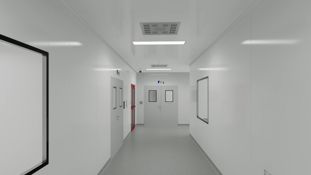 洁净空间3D漫游视频展示
